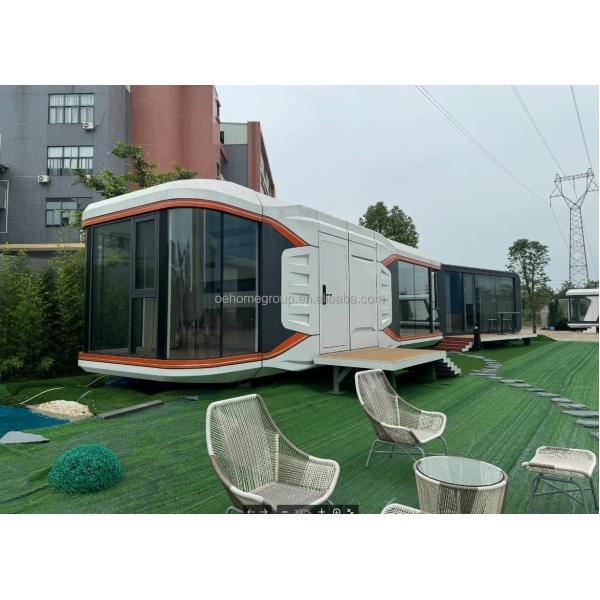 Luxury 20ft Modern Shipping Container House Small Residential Prefab Steel Structure For Hotels Villas Apartment Space