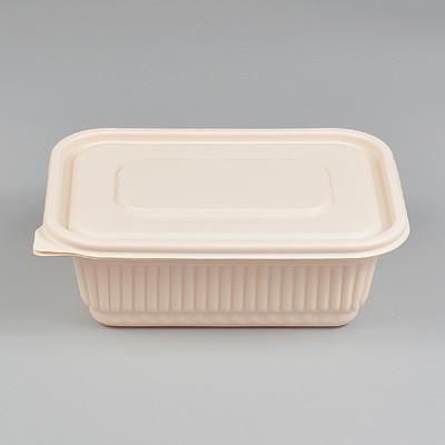 1000ML Corn Starch Packaging Food Takeaway Boxes For Lunch