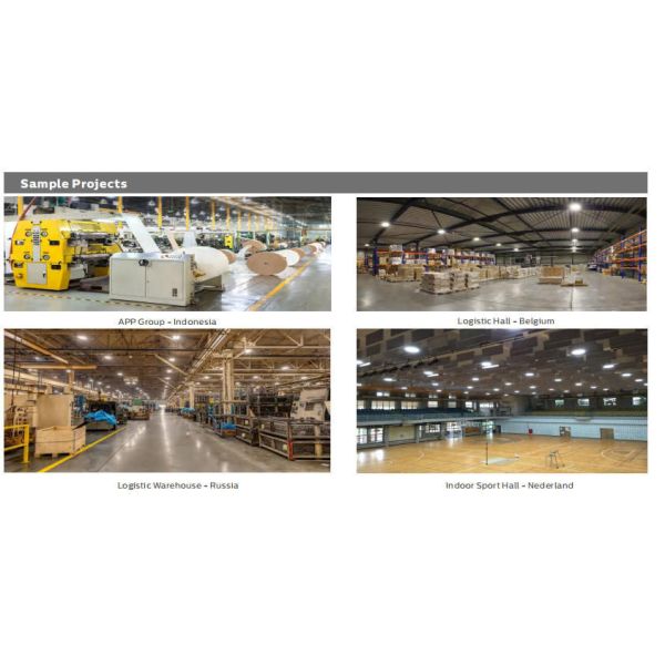 DUALRAYS HB6 3x2ft 300W IP65 140LPW Aluminium LED Linear Highbay for Warehouse Aisle with 30° |60° | 90° | 120° | 30*70° | 80*155 | 60*90° Optics Optional