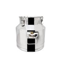 recipiente de aço inoxidável Olive Oil Pails Bucket do leite dos suficientes materiais 70Ltr