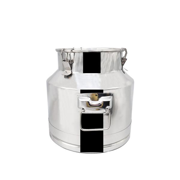 Recipiente de aço material do leite 316L do produto comestível com o balde da cubeta da tampa