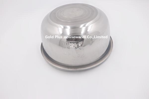 18cm Hot sale kitchen oil basin stainless steel cookware set sauce bowl with flat lid