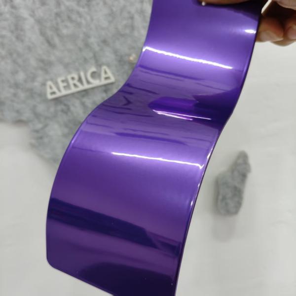 Double Coating Chrome Illusion Powder Coat 60-80um for Metal