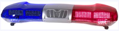 Vehicle Warning Light Bars with Siren & Speaker , 48 Red And Blue Led Light Bar