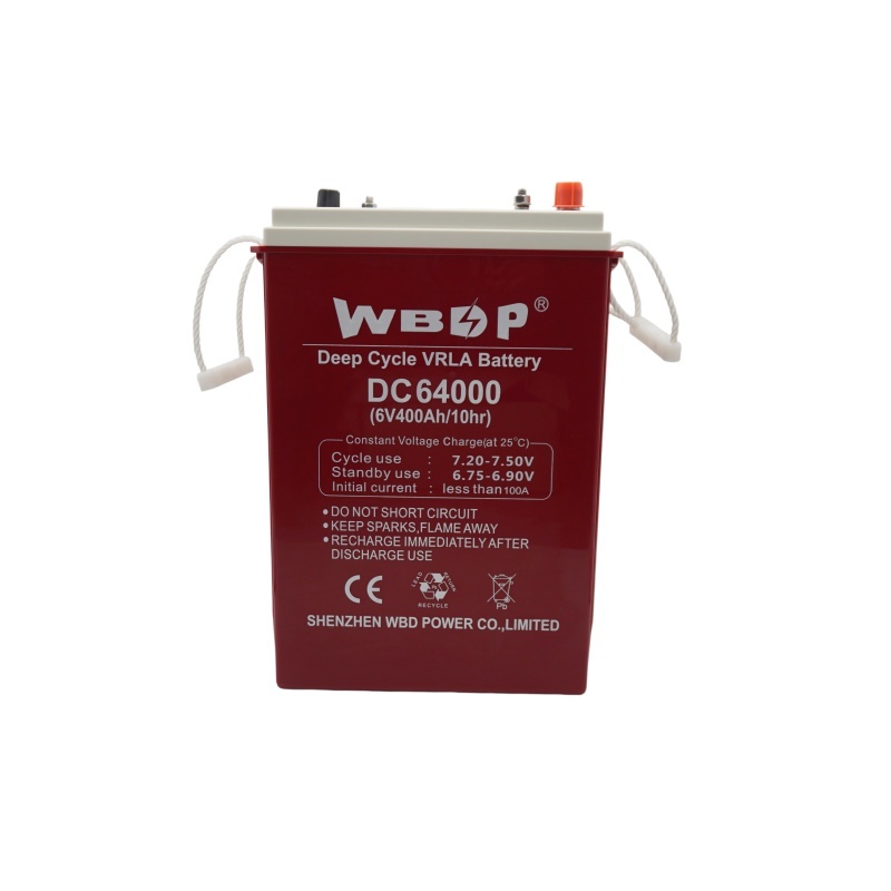 Deep Cycle 6V 400Ah Battery Lead Acid VRLA AGM Battery For Golf Cart, Floor
