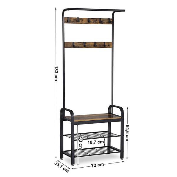 Free Standing Coat Stand for Sale, Entrance Coat Rack, Industrial Coat Rack for Home, HSR40B