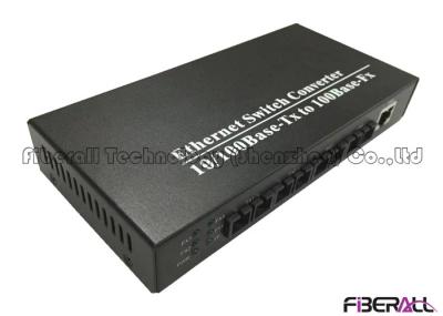 Convergence Layer Fiber Switch 100M Fiber Media Converter With 4 Fiber Interfaces