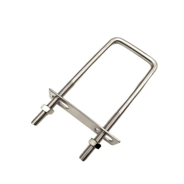Passivation Finish Square U-Bolt SS 304 316 Stainless Steel M10 M12 6mm 8mm x 178mm