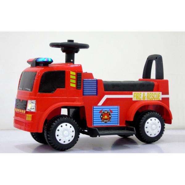 Красный Белый / Белый / Красный 6V Электрическая езда на автомобилях для детей Симуляция сирены Освещение и музыка