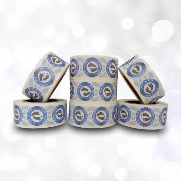 Customized Shower Sticker Label For Baby Monthly Milestone