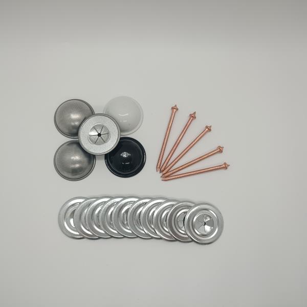 Glass Wool Adhesive Insulation Spikes 35*35mm 50*50mm Stick Pins For Insulation