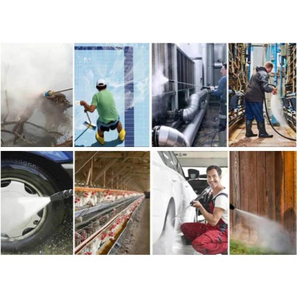 Portable Gasoline High-Pressure Washer For Wall Garden And Car Cleaning Pipe Unclogging Washer