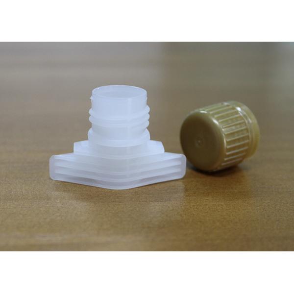 Colorful Plastic Spout Caps With Spout For Baby Food Side Gusset Bag / Nozzle Cover