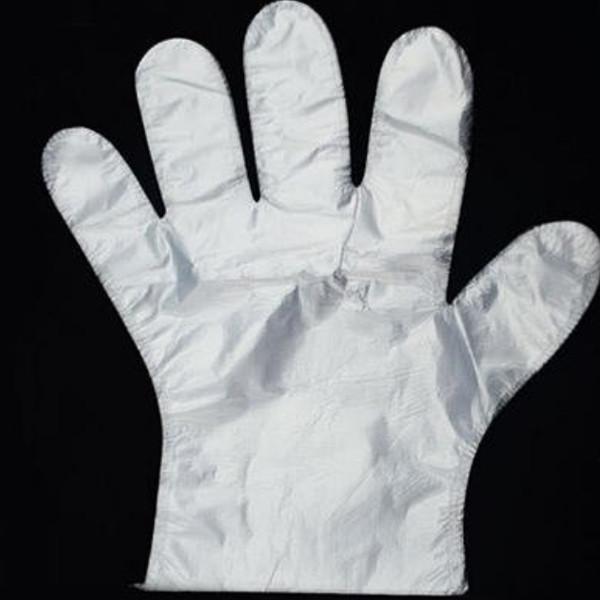 Popular Plastic Degradable Disposable Cooking Gloves Pure Color Chemical Resistance