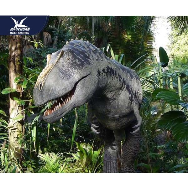 Moveable Realistic Dinosaur Models For Museum Exhibition / Life Like Garden Animals