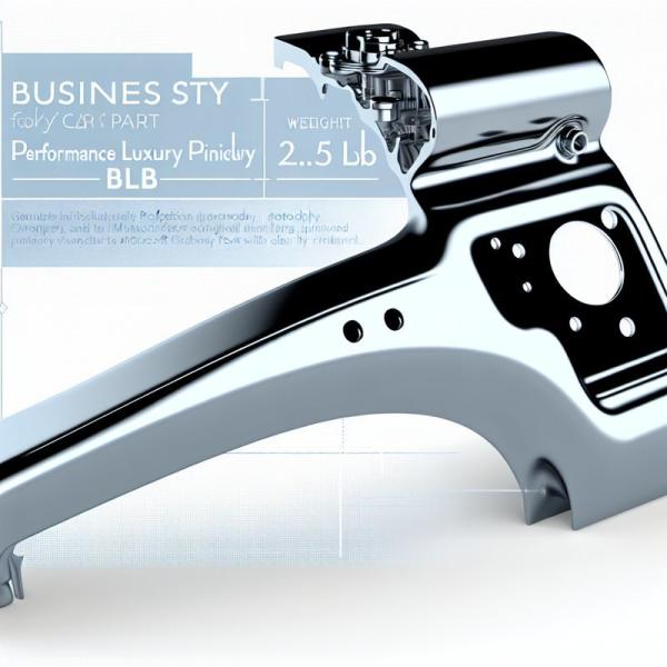 Business/Luxury Design Style Car Body Parts 2.5 Lbs Weight and Chrome Finishing for Performance Luxury Vehicles