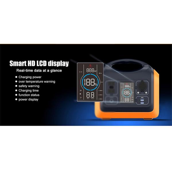 MPPT Controller LiFePO4 Battery 600w Solar Power Station Portable Solar Panel Power Bank