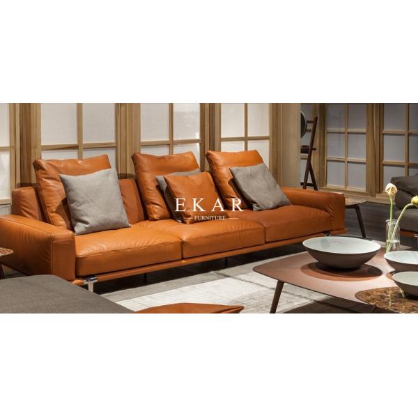 High End Modern Home Furniture Sectional L Shaped Fabric Couch Living Room Sofa