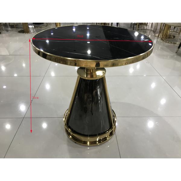 70cm Wrought Iron Glass Coffee Table