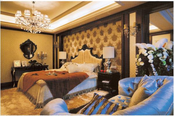 Luxury Villa/European Antique Bedroom Furniture,King Size Bed,VS-005