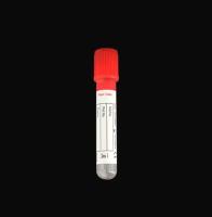 Top rojo sin aditivos Plain Disposable Hospital Prueba médica de vacío de un solo uso Suero tubo de recolección de sangre