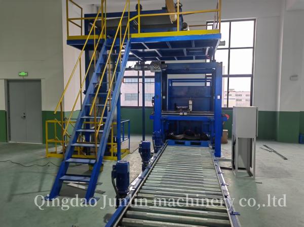 Machine de refroidissement automatique de feuille de caoutchouc suspendue