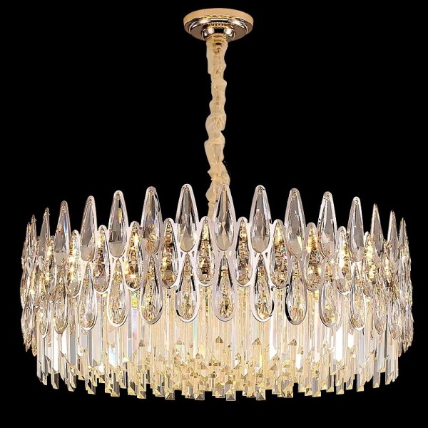 Duplex Building Living Room Chandelier Building Stairway Long Chandelier Luxury Crystal Lamp(WH-CY-269)