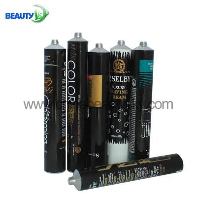 HS code 761210 Printed soft  empty aluminum tubes with golden or white internal coating