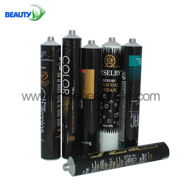 HS code 761210 Printed soft  empty aluminum tubes with golden or white internal coating