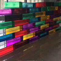 Blocs de verre transparent translucide isolant thermique creux résistant au gel