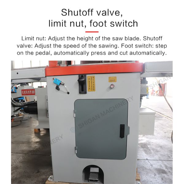 XS-455AL Pneumatic Aluminum Cutting Machine Aluminum Alloy Cutting Machine for 45 Degree