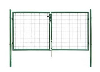 Fermeture à glissière de sécurité porte de jardin métallique décorative