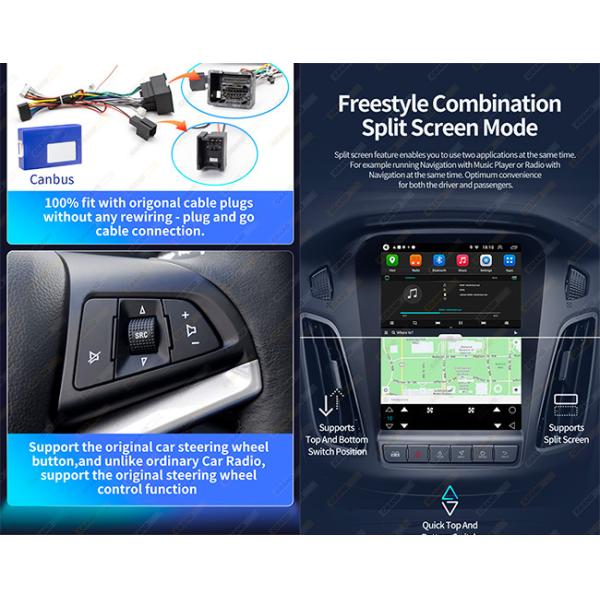 Android 11 Ford Focus 3 Радио 8core 8+128G Навигация Автомобильный стерео MK3 2011-2019 Ford Focus 3 Радио