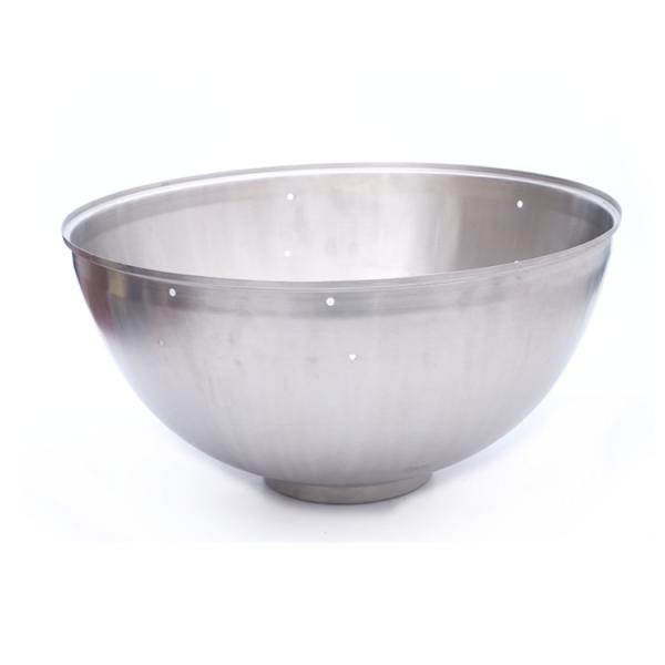 1.0mm Deep Drawn Metal Parts Silver Aluminum Alloy Stamping Cover