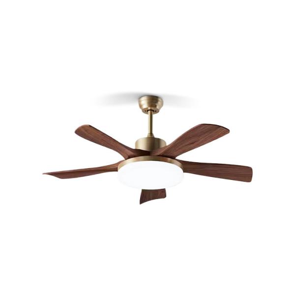 56-Inch Modern Ceiling Fan With Light 5 Blades Black / White For Living Room Remote Control Iron Body DC Motor