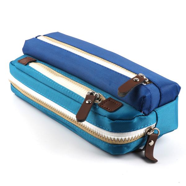 Canvas Pencil Case School Pencil Bag For Students Simple Candy Color Large-capacity Pencil Cases Stationery Cosmetic Bag