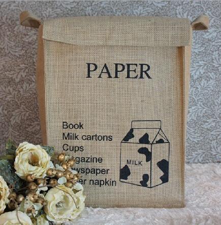 Private Label Portable Foldable Storage Woven Laundry Jute Basket Bin,Cotton Rope Storage Basket/ Jute Woven Planter Bas