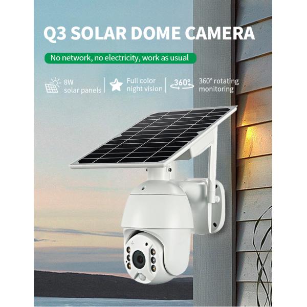 Solar Camera 360 Degree Track Remote Wireless Network Hd Night Vision And Outdoor Monitor