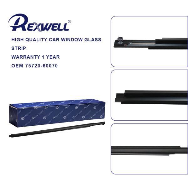 Auto partes del cuerpo del coche delantero trasero izquierda derecha ventana exterior de vidrio Weatherseal correa de la puerta moldeado Assy Set 75710-60070 75720-60070 75730-60050 75740-60050 para Toyota Land Cruiser Lexus LX570