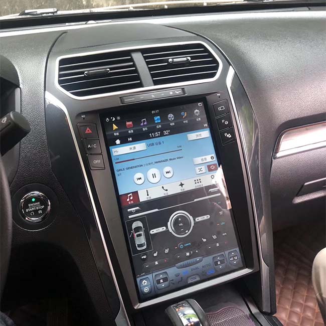 стерео автомобиля Din главного блока андроида стиля Px6 1280x720 Tesla двойной с Sat Nav