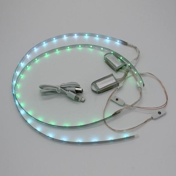 CE ROHS 23.6in Battery Operated LED Flashing Shoe Light For Kids / Sports Shoes