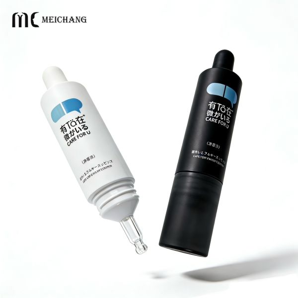 30ml PP Medical-Grade Airless Dropper Bottle with Freshness-Locking Design for Serum and Skincare