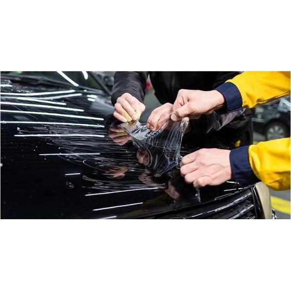 Anti scratch self adhesive transparent width 12 inch paintwork protection film for Luxury car