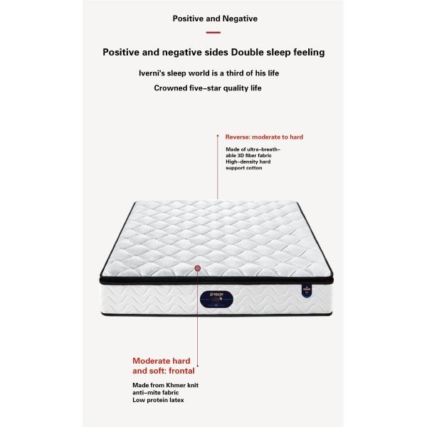 Comfort JOURM Natural Latex Nine-Zone Independent Spring Anti-Mite Dehumidification Technology 3D Mesh Cloth