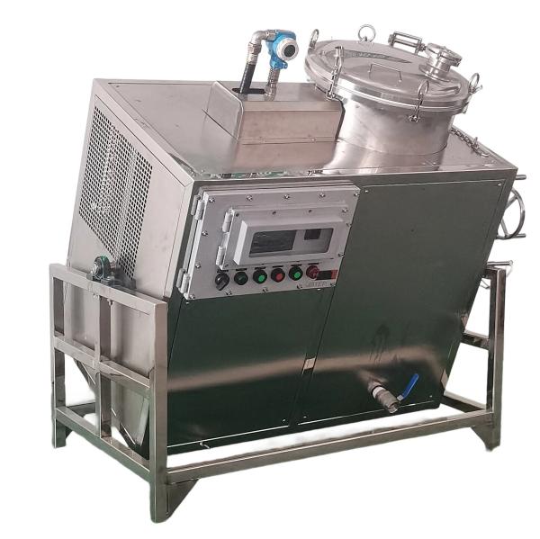 125L Explosion Proof Safety Design Dumping Type Air Water Cooling High Efficiency Recycling Solvent Recovery Machine