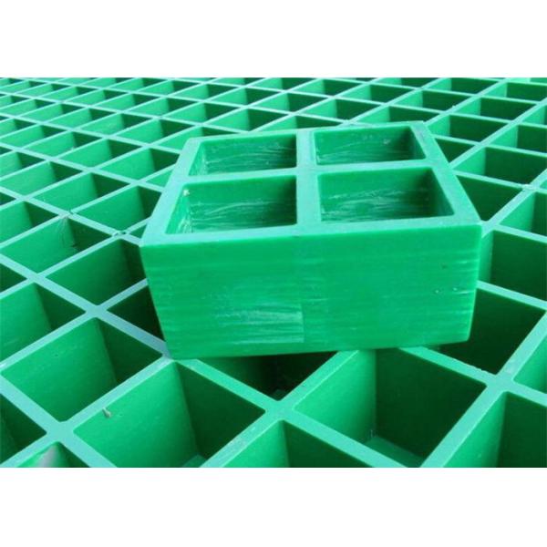 Отлитая в форму платформой решетка стеклоткани, настил решетки стеклоткани квадр