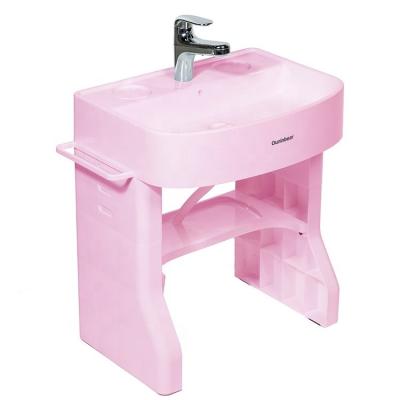 Simulated Baby Bathroom Hand Washing Basin Child Size Sink With Plastic Stand