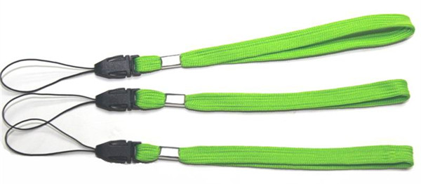 Tailored tubular polyester wrist loop strap for camera mobile phone hanging, loop lanyards