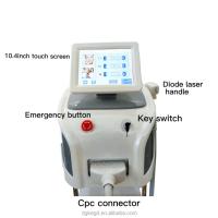 Machine d' épilation au laser à diodes 755nm 808nm 1064nm équipement d' épilation au laser professionnel