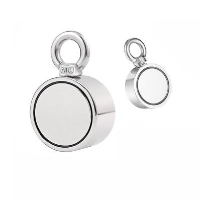 Axial Magnetization Round Neodymium Eyebolt Magnet With One Eyebolt